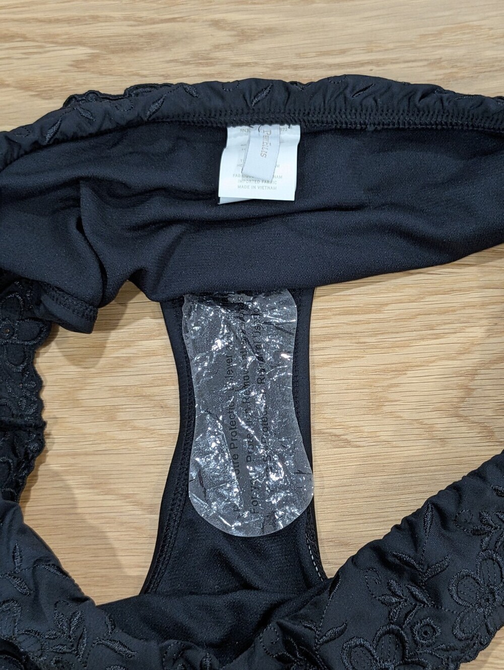 NWT Perry Ellis Embroidered Ruffle Bikini 2 Pc - Picture 8 of 9